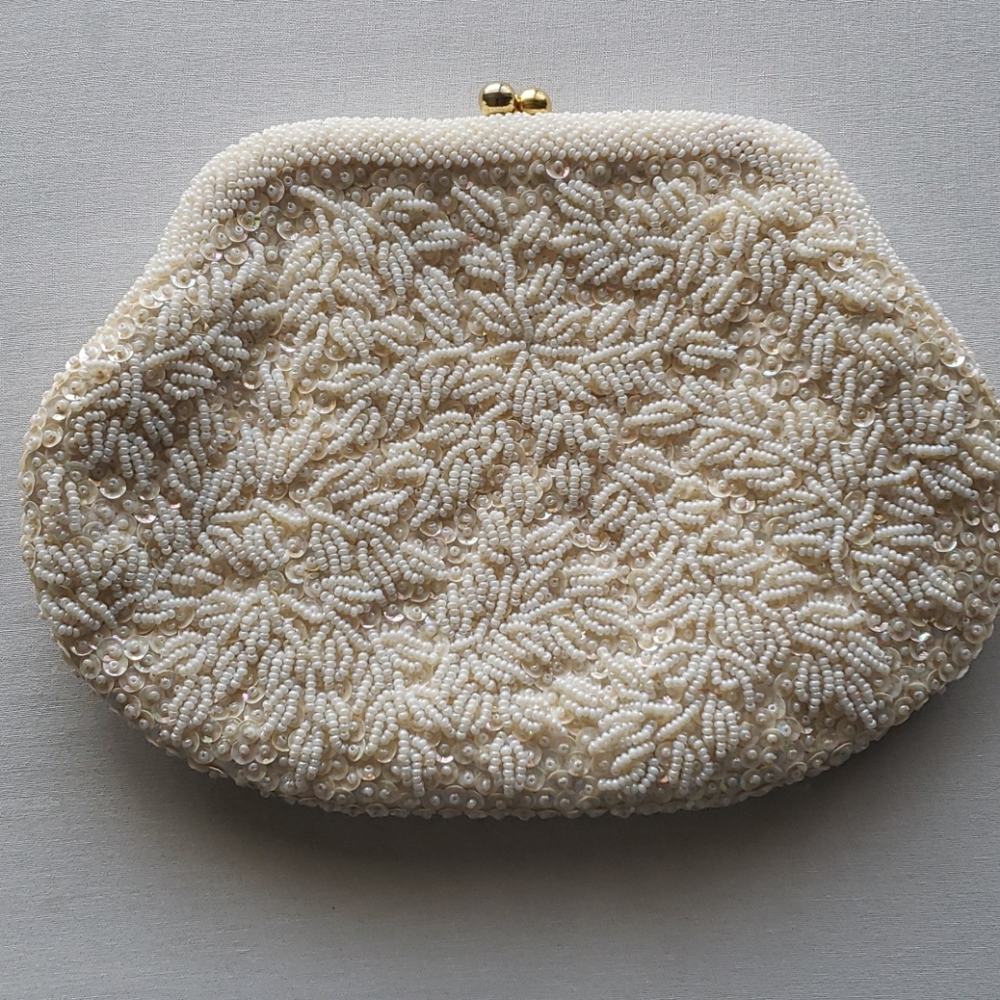 Beaded evening bag
